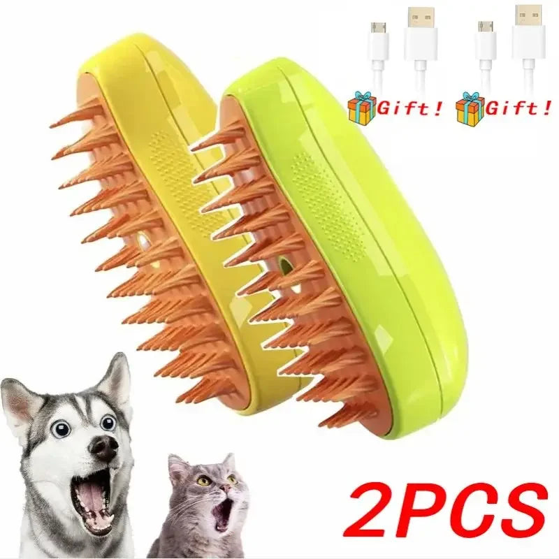 Steam Grooming Brush