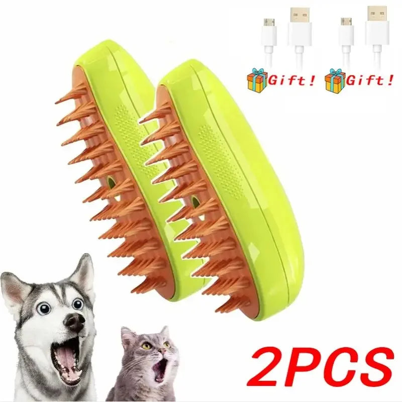 Steam Grooming Brush