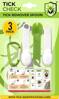 Tick Remover Spoon (1 Set, 3 Spoons)